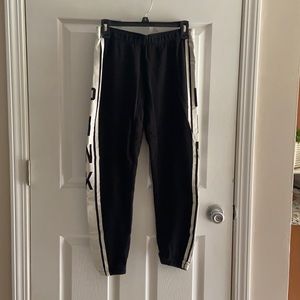 VS Pink Black Sweats
